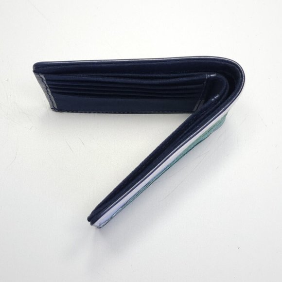 Polo Ralph Lauren Men's Equestrian Polo Player Print Canvas Billfold Wallet - Picture 5 of 15